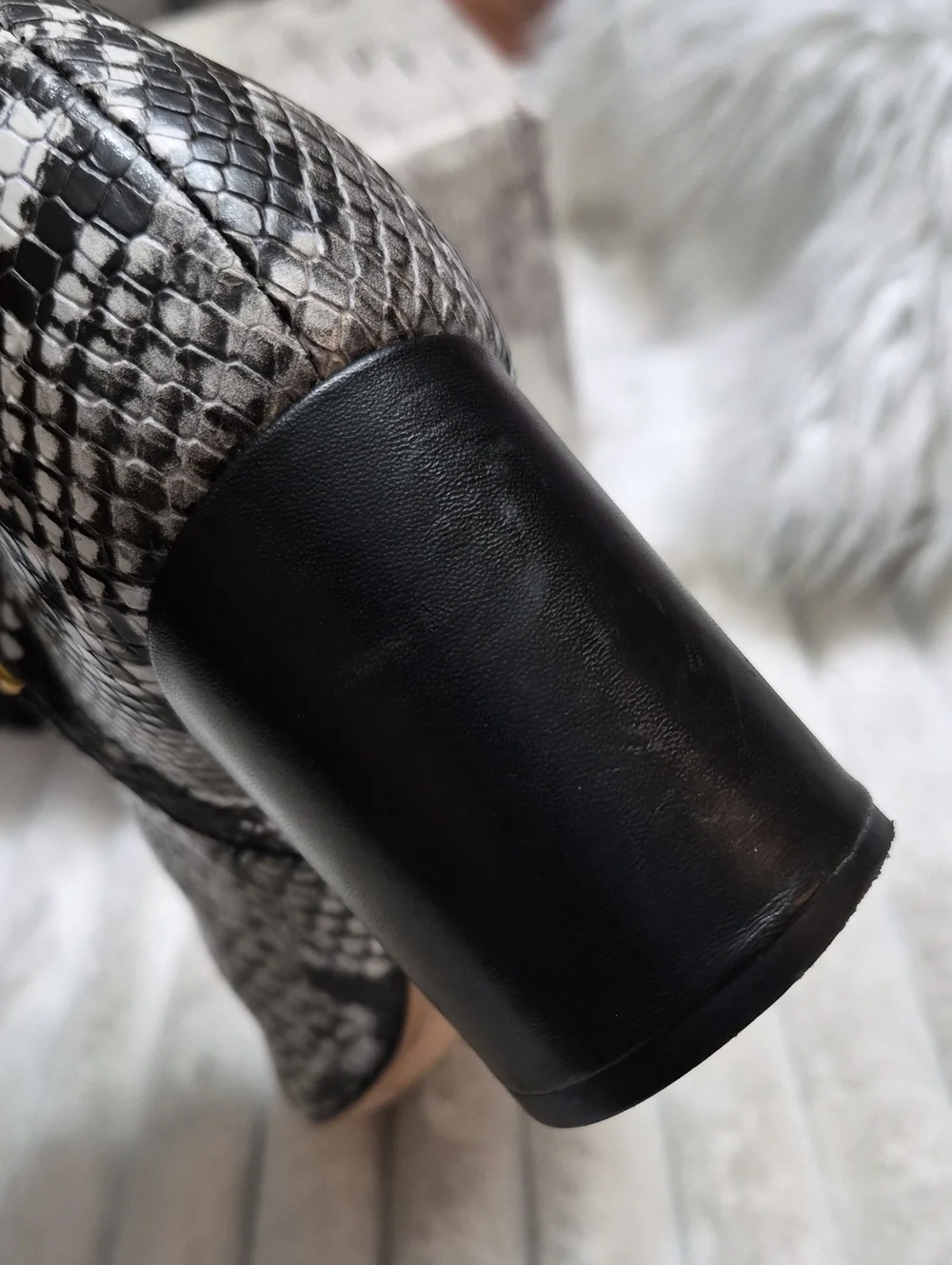 Tory Burch Brooke Snake Print Leather Booties Women's Sz 8 M $450
